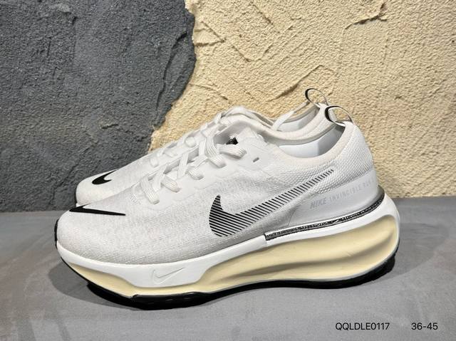 新品上市实拍 耐克Nike Zoomx Invincible Run Fk3 短跑马拉松系带系列轻量休闲运动慢跑鞋 货号:Dr2615-003 Qqldle01
