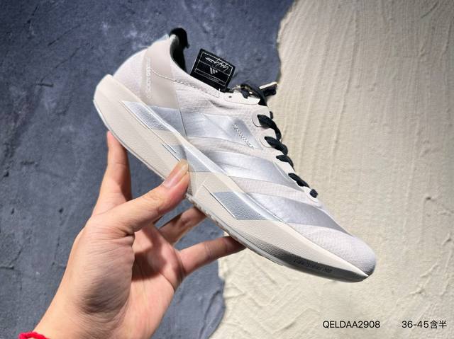 新品上市实拍 阿迪达斯 Adidas Adizero Adios 9 M 阿迪轻超透气缓震鞋跑 货号：Js3152 尺码：36 36.5 37 38 38.5