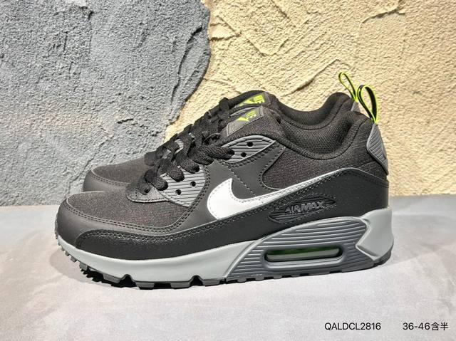 新品上市实拍 Nike Air Max 90 耐克复古气垫跑鞋 Hv6224-001 尺码：36 36.5 37.5 38 38.5 39 40 40.5 41