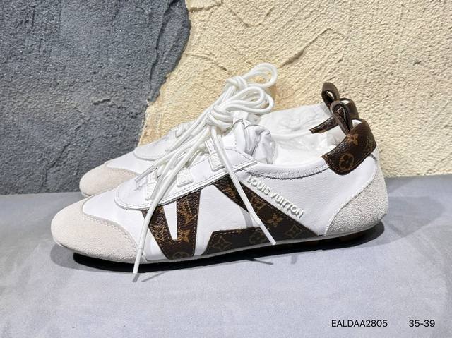 新品上市实拍 全新Lv路易威登Louis Vuitton Trainer Sneaker Low休闲运动文化百搭篮球板鞋Ealdaa2805