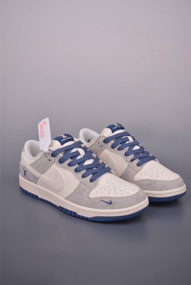 Nike Sb Dunk Low Lv联名 纯原大厂出品 极力推荐 原装头层材料 独家版型蒸餾加工 帶來的是更好的视觉和脚感体验 大厂纯原品质出货 清洁度 电绣