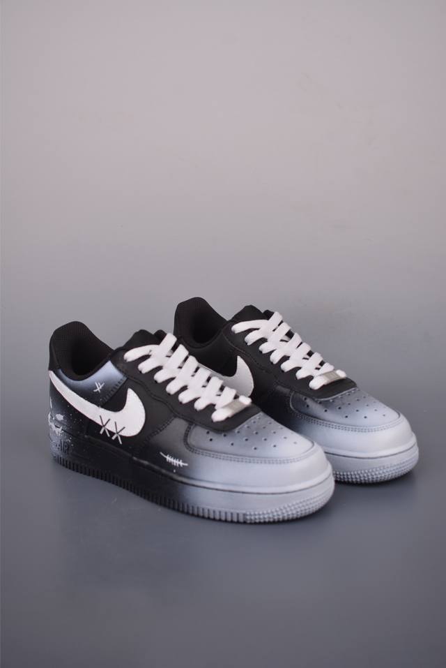 Nike Air Force 1 Low 手绘涂鸦 原楦头原纸板 打造纯正空军版型 专注外贸渠道 全掌内置蜂窝气垫 原盒配件 原厂中底钢印、拉帮完美 官方货号: