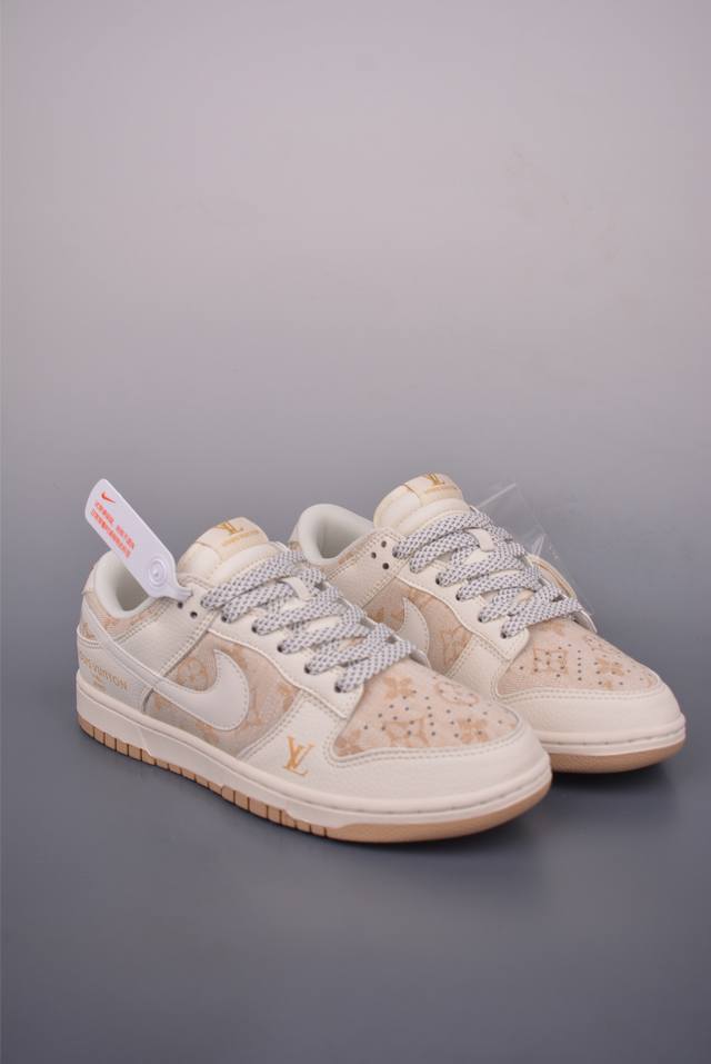 Nike Sb Dunk Low Lv联名 纯原大厂出品 极力推荐 原装头层材料 独家版型蒸餾加工 帶來的是更好的视觉和脚感体验 大厂纯原品质出货 清洁度 电绣