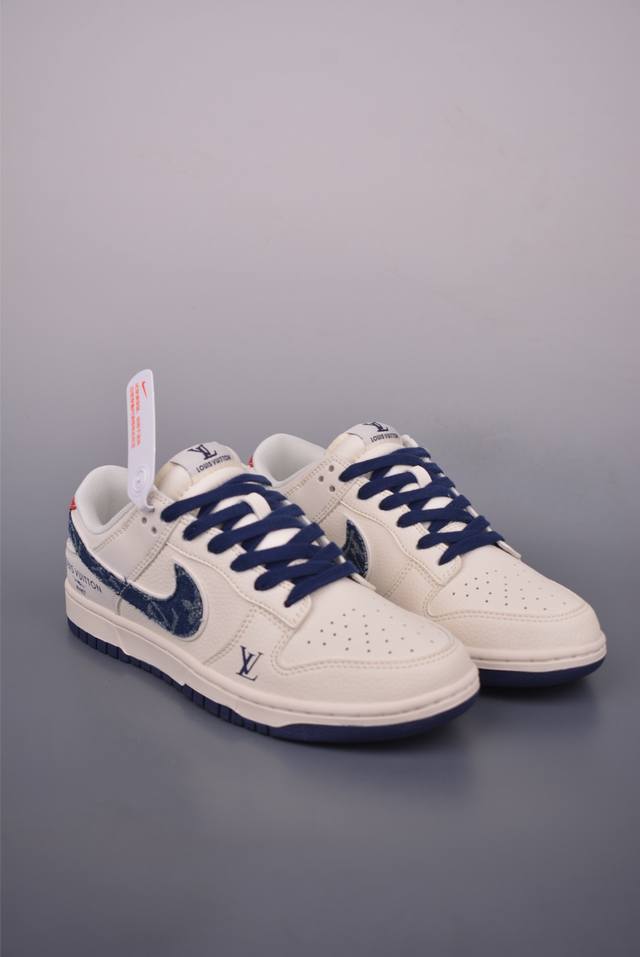 Nike Sb Dunk Low Lv联名 纯原大厂出品 极力推荐 原装头层材料 独家版型蒸餾加工 帶來的是更好的视觉和脚感体验 大厂纯原品质出货 清洁度 电绣