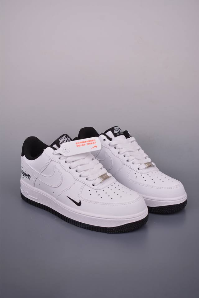 Nike Air Force 1 Low 白黑 原楦头原纸板 打造纯正空军版型 专注外贸渠道 全掌内置蜂窝气垫 原盒配件 原厂中底钢印、拉帮完美 官方货号: Z