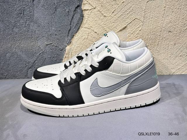 新品上市实拍 Air Jordan 1 Low Aj1 乔1米灰色 低帮文化休闲板鞋 Iq2242 003 尺码：36 36.5 37.5 38 38.5 39