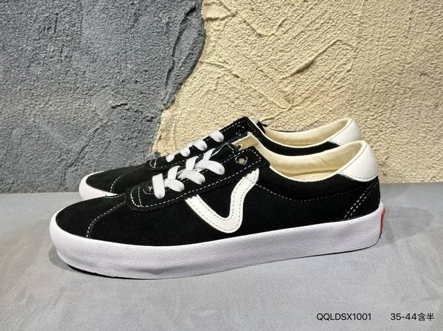 新品上市实拍 Vans Sport Low 万斯帆布鞋男女情侣鞋 # 舒适升级 修饰脚型 极具光泽度的中底包边Qqldsx 1