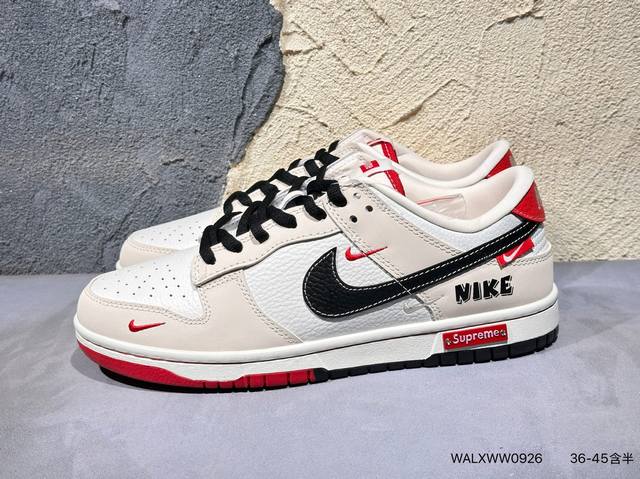 新品上市实拍 耐克Nike Dunk Low 板鞋 Sb系列经典百搭休闲运动板鞋加厚鞋舌的填充，使舒适性大大提升，同时也更方便穿脱中底部分则加入了脚感柔软舒适Z