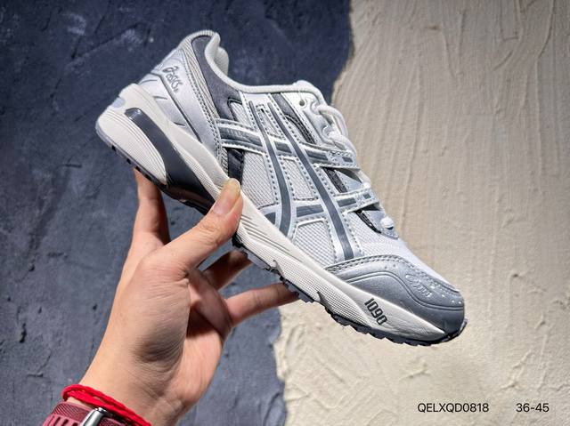 新品上市实拍 Asics Gel-Kayano 14 公司级版本 亚瑟士运动休闲透气专业跑鞋 采用工程弹性双层再生针织密度鞋面材质 后跟3D可视Gel缓震乳胶物