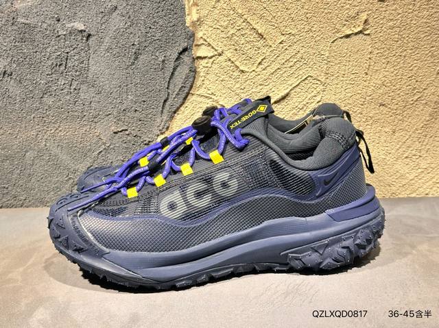 新品上市实拍 Nk Acg Mountain Fly 2 Low 外户登山列系越跑低帮休闲动运徒步鞋 新全户外鞋款Mountain Fly 新全来袭 该款鞋沿袭