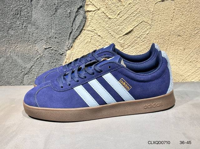Adidas Neo Vl Court 2.0 百搭单品 绒面麂皮防滑耐磨轻便低帮板鞋 货号:Jr8308 Clxqd0710