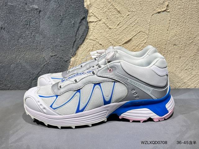 法国户外品牌-萨洛蒙 Salomon Xt-Whisper Wh101 探索者系列 潮流越野机能户外休闲运动跑步鞋 采用透气网布与防护皮革组合鞋面材质 牛角扣系