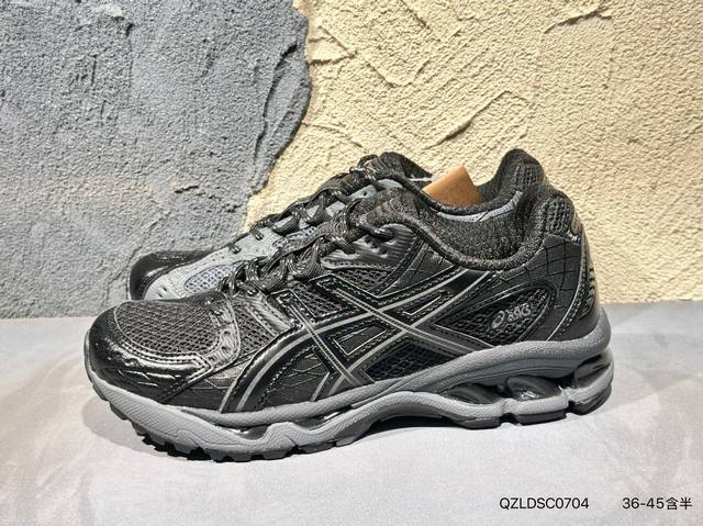 新品上市实拍 Asics Gel-Kayano 14 公司级版本 亚瑟士运动休闲透气专业跑鞋 采用工程弹性双层再生针织密度鞋面材质 后跟3D可视Gel缓震乳胶物