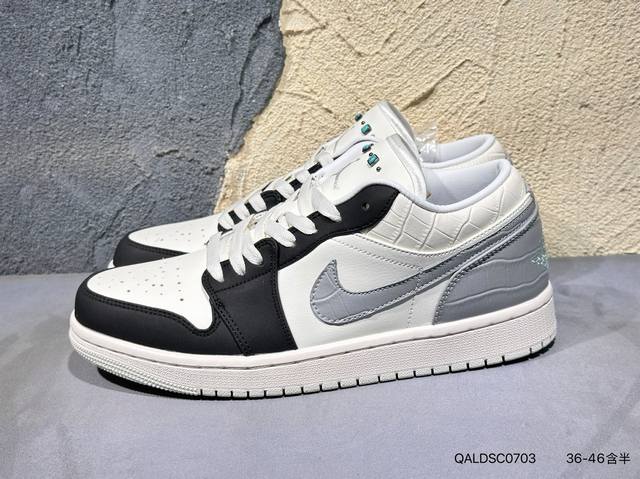 新品上市实拍 Air Jordan 1 Low Aj1 乔1米灰色 低帮文化休闲板鞋 Iq2242 003 尺码：36 36.5 37.5 38 38.5 39
