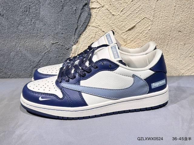 新品上市实拍 Nike Air Jordan 1 Low 定制配色 定制Aj-高端定制 低帮复古文化板鞋 #定制鞋盒 大厂纯原品质出货 超高清洁度 皮料切割干净