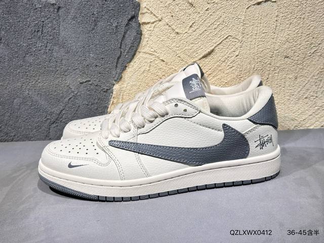 新品上市实拍 Nike Air Jordan 1 Low 定制配色 定制Aj-高端定制 低帮复古文化板鞋 #定制鞋盒 大厂纯原品质出货 超高清洁度 皮料切割干净
