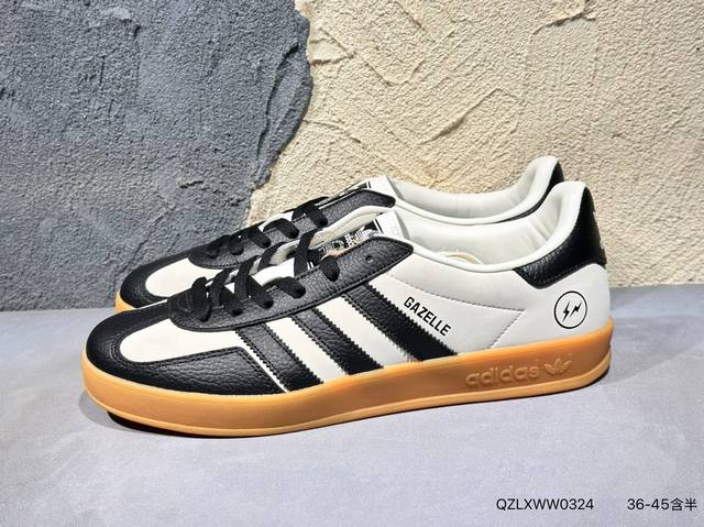 Adidas Samba Og 桑巴德迅板鞋立体Samba烫金Logo 区别市场一切版本 针车走线 冲孔均为最高标准打造 后跟港宝材料定型 反口弧度完美 Sc9