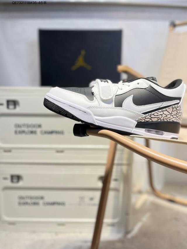 Air Jordan Legacy 312 乔丹篮球鞋系列 号称 “最强三合一” 的 Jordan Legacy 312，自然有着杂交结合的设计，它的名字就展现