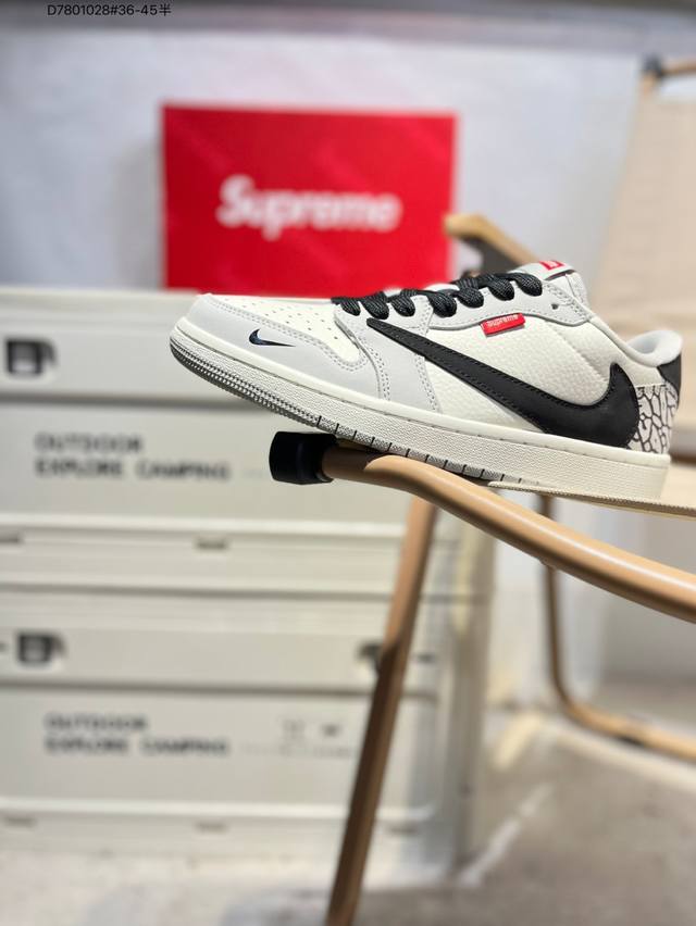 淡季工厂P清仓特价 公司级头层皮乔丹Air Jordan 1 Low Aj1低帮系列篮球鞋 官方同步配色 原装级产物 #拒绝公底 立体鞋型 细节完美 高清洁度J