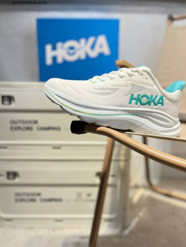 Hoka One One Bondi 10 Wide 邦迪九代舒适防滑耐磨低帮休闲跑步鞋 相比常规跑鞋 Hoka One One特别研发使用性能独特的几何形跑鞋