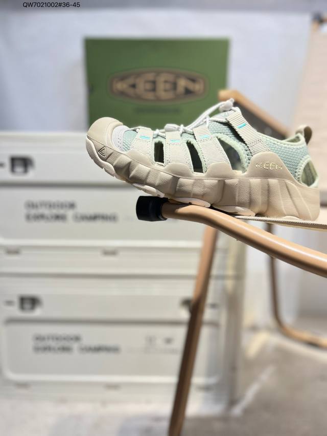 Keen凉鞋 人气户外休闲鞋品牌-科恩Keen Uneek Flat-M 平底编织弹力穿搭溯溪涉水鞋1026686 Qw702 2#36-45