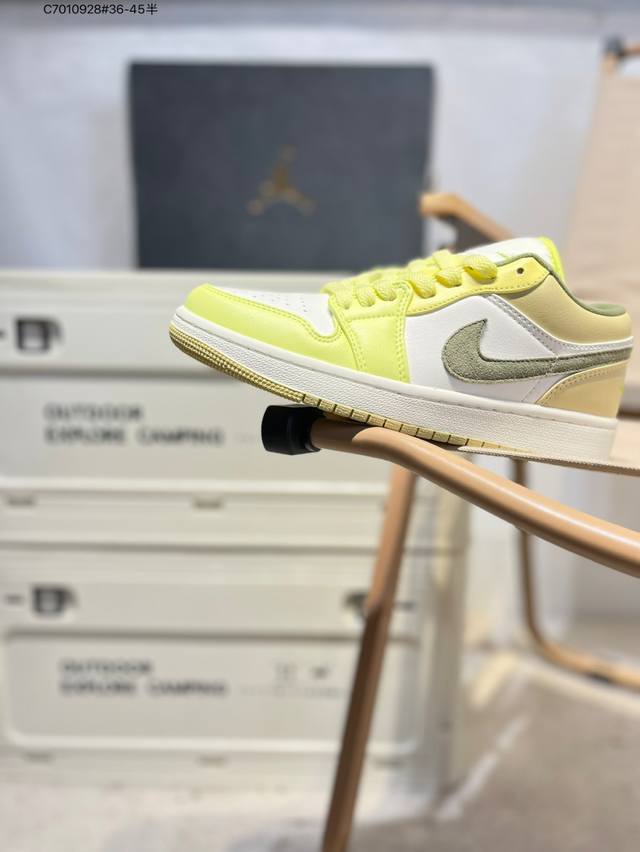 原 降价 乔丹Air Jordan 1 Low Aj1低帮系列篮球鞋 官方同步配色 原装级产物 #拒绝公底 立体鞋型 细节完美 高清洁度Dv1312 C7010