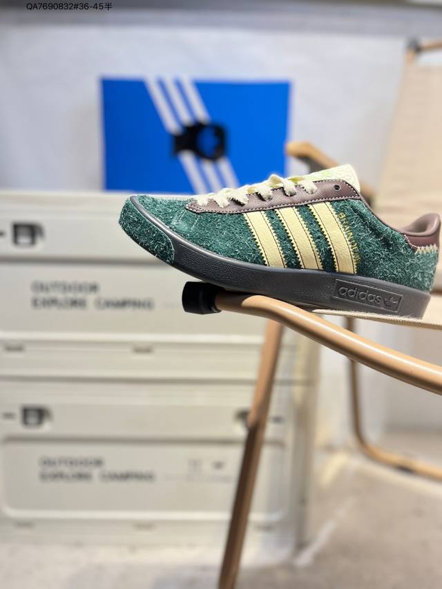 Brain Dead X Adidas Originals Forest Hills Core 阿迪达斯 舒适时尚薄底 防滑耐磨 低帮 板鞋 货号:Jr7942