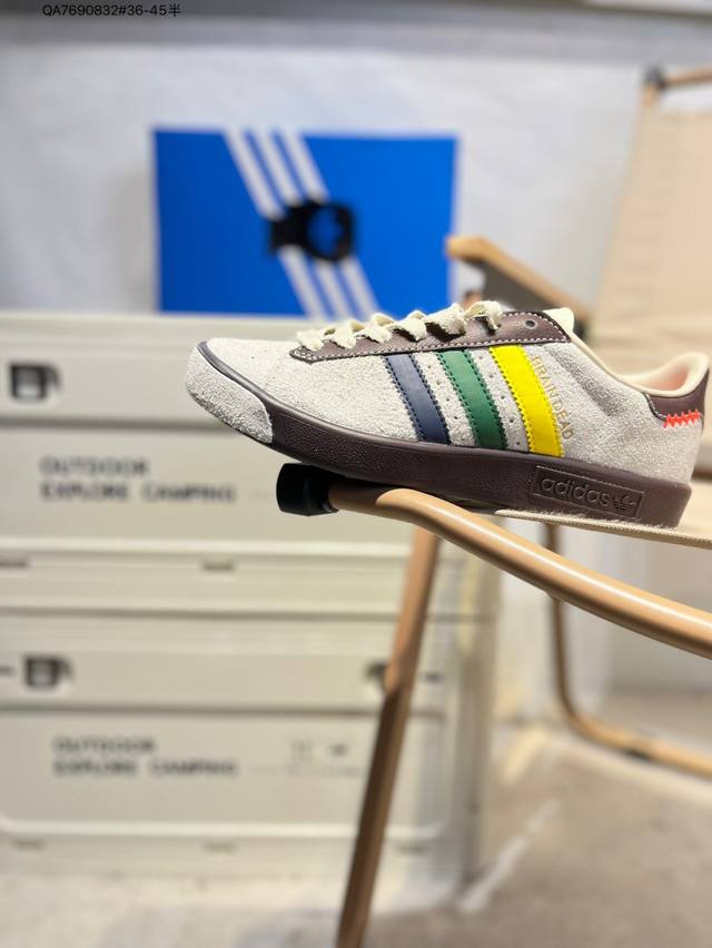 Brain Dead X Adidas Originals Forest Hills Core 阿迪达斯 舒适时尚薄底 防滑耐磨 低帮 板鞋 货号:Jr7942