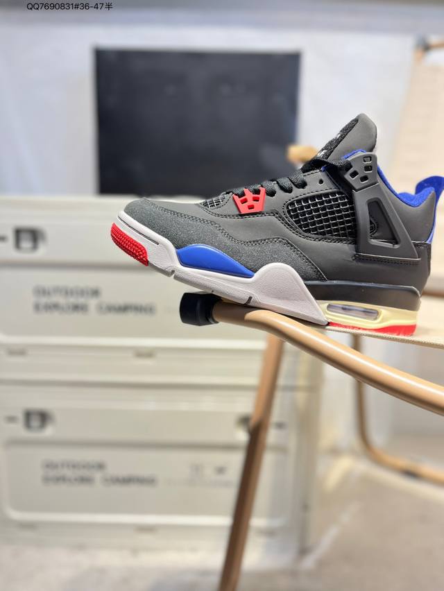 Air Jordan 4 Retro Black Military Blue 迈克尔 乔丹Aj4代中帮复古休闲运动文化篮球鞋Fv5029 Qq7690831#3