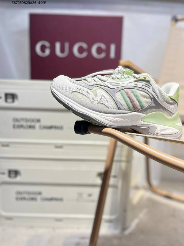 广东原厂# Gucci Distressed Screener Sneaker古驰经典小脏鞋原型复古百搭老爹板鞋 复古学院风816489 Zs7150829#3