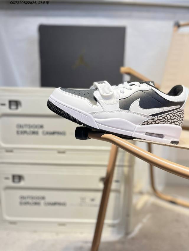 Air Jordan Legacy 312 乔丹篮球鞋系列 号称 “最强三合一” 的 Jordan Legacy 312，自然有着杂交结合的设计，它的名字就展现