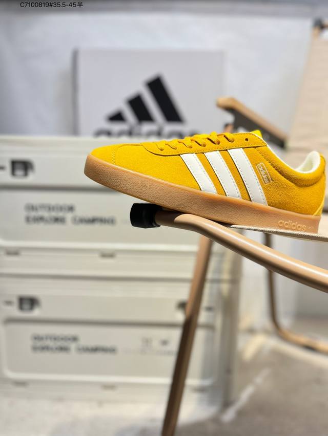 阿迪达斯Adidas Vl Court Classic 男女休闲鞋情侣百搭板鞋运动男鞋女鞋 T字头Ji0495 C7 819#35.5-45半