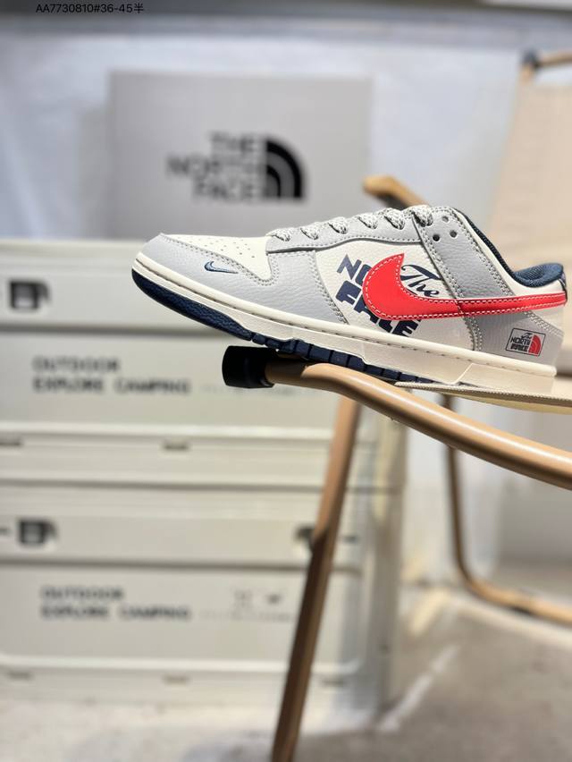 北面X Nike Sb Dunk Low 大厂出品 极力推荐 新配色 原装头层材料 独家版型蒸餾加工 帶來的是更好的视觉和脚感体验 大厂纯原品质出货 清洁度 电