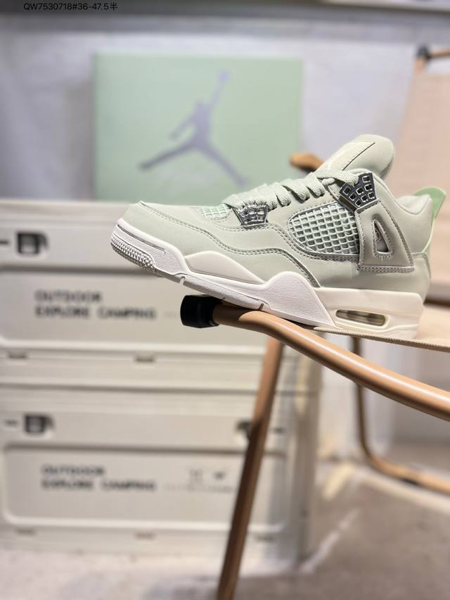 Nike Air Jordan 4 Retro Black Military Blue 迈克尔 乔丹Aj4代中帮复古休闲运动文化篮球鞋Hv0823 Qw7530
