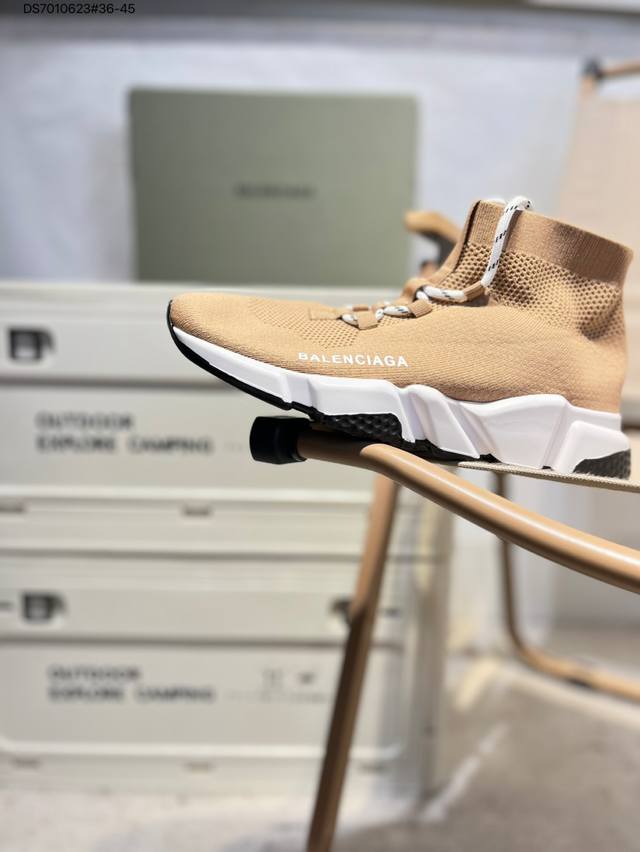 Balenciaga巴黎世家 Speed 飞织网面透气舒适轻便袜子运动鞋款号:607544W2Db61010 Ds7010623#36-45