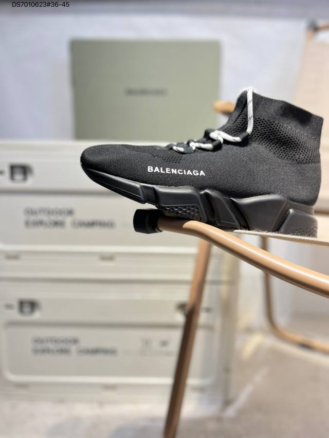 Balenciaga巴黎世家 Speed 飞织网面透气舒适轻便袜子运动鞋款号:607544W2Db61010 Ds7010623#36-45