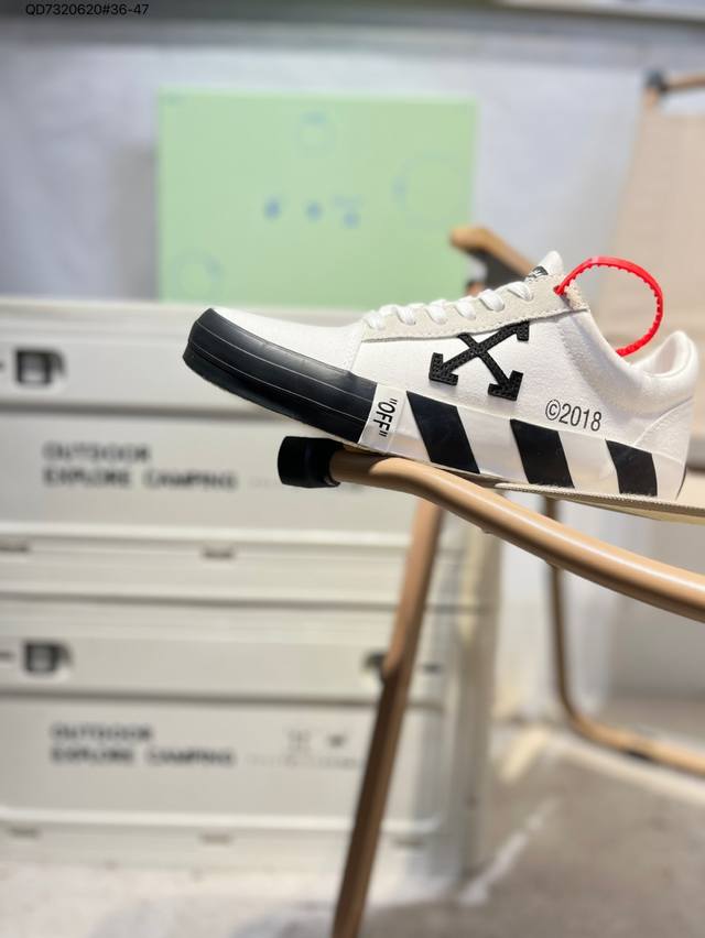 当红美潮,设计师独立品牌Off-White C O Virgil Abloh Out Of Office Low-Top Leather Ow联名 箭头Off-