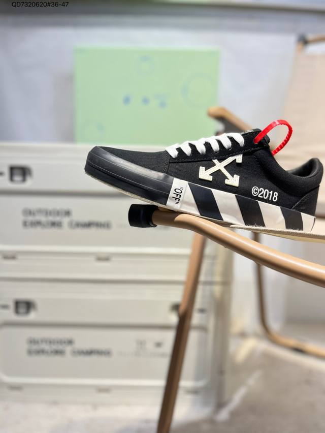 当红美潮,设计师独立品牌Off-White C O Virgil Abloh Out Of Office Low-Top Leather Ow联名 箭头Off-