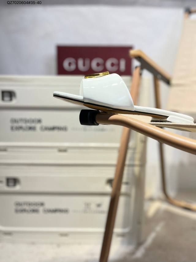 Gucci 古驰Chanel 平底凉拖鞋G34087 Qz7020604#35-40