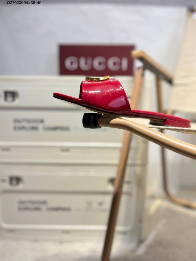 Gucci 古驰Chanel 平底凉拖鞋G34087 Qz7020604#35-40
