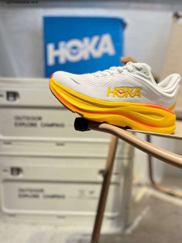 Hoka One One Bondi 9 复古舒适防滑耐磨 低帮 山地户外跑步鞋 货号:1162012 Qz7010545#36-45半