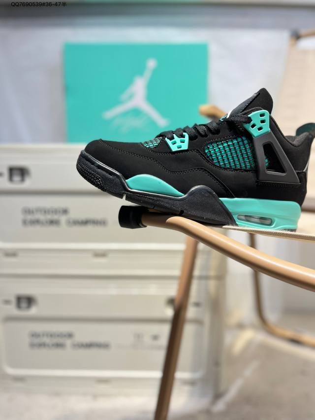 Air Jordan 4 Retro Black Military Blue 迈克尔 乔丹Aj4代中帮复古休闲运动文化篮球鞋Fq8138 Qq7690539#3