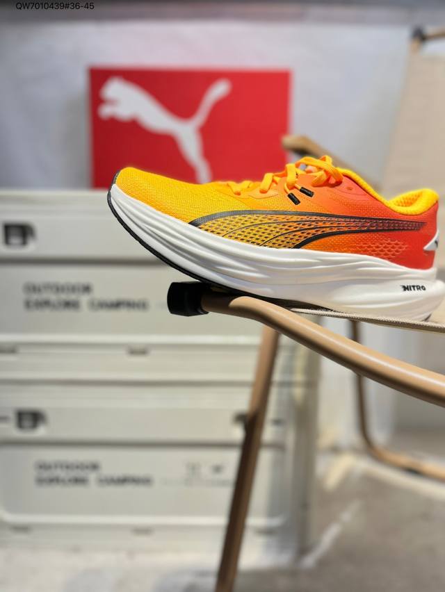 Puma Deviate Nitro 3 彪马 缓震训练跑鞋透气 舒适防滑耐磨 低帮 休闲跑步鞋 货号:310474 Qw7010439#36-45