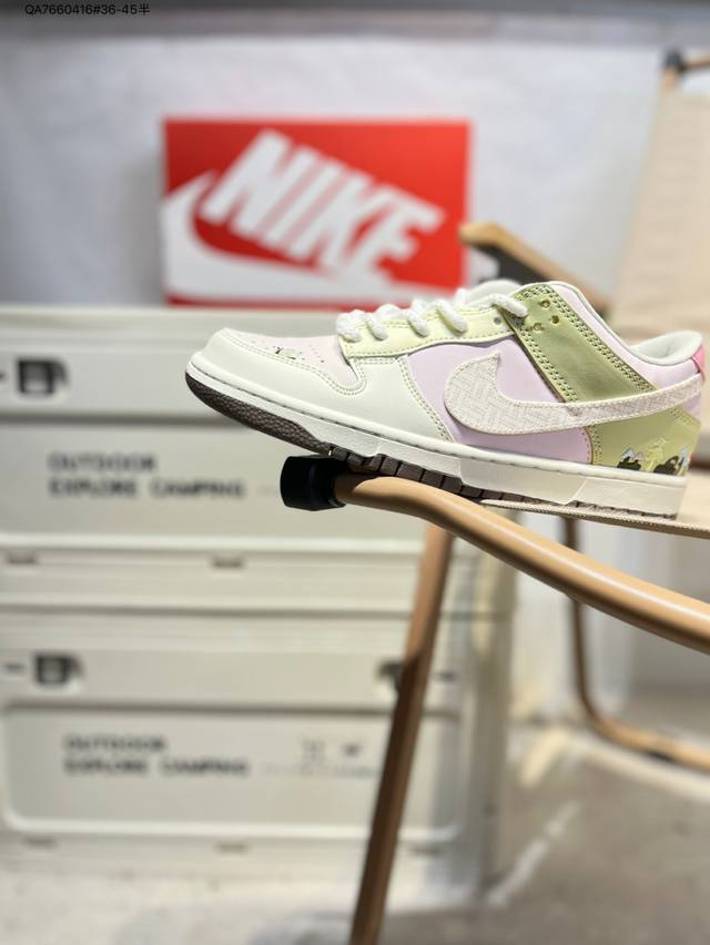 耐克Nike Dunk Low 板鞋Sb系列经典百搭休闲运动板鞋加厚鞋舌的填充，使舒适性大大提升，同时也更方便穿脱中底部分则加入了脚感柔软舒适Zoomair气垫