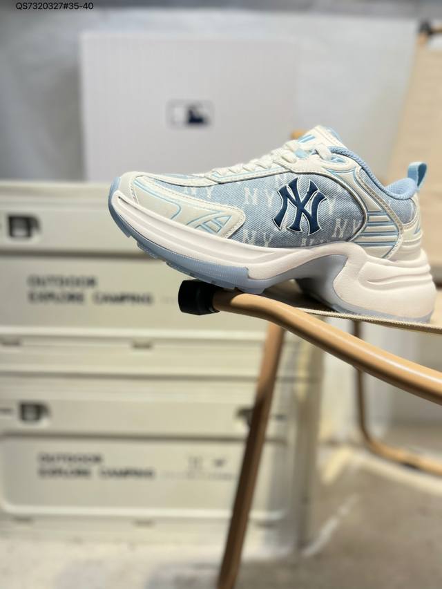 Mlb Xlg Chunky 百搭舒适休闲潮流运动厚底增高防滑耐磨 低帮 老爹鞋货号:3Ashw045N Qs7320327#35-40