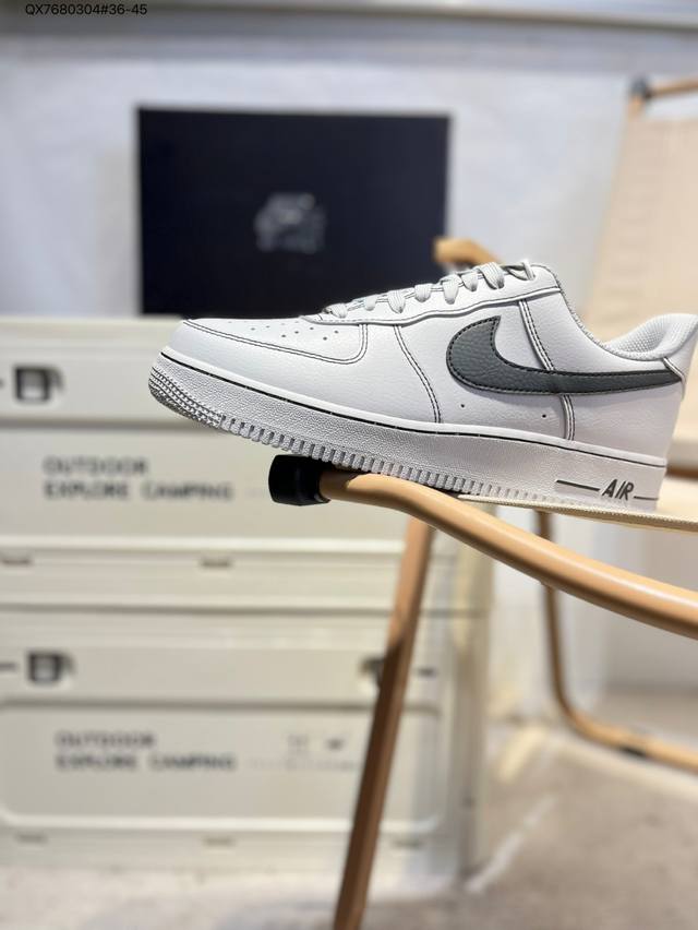 Nk Air Force 1'07 Low 空军一号低帮休闲板鞋 #定制皮料 原楦原纸板 纯正空军版型 高清洁度 内置全掌气垫Hq2037 Qx7680304#