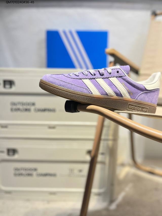 Adidas Originals Samba Og W 舒适百搭 防滑耐磨 低帮 板鞋 男女同款 德训鞋 Adidas Samba经典风尚历经几十载。源于室内运