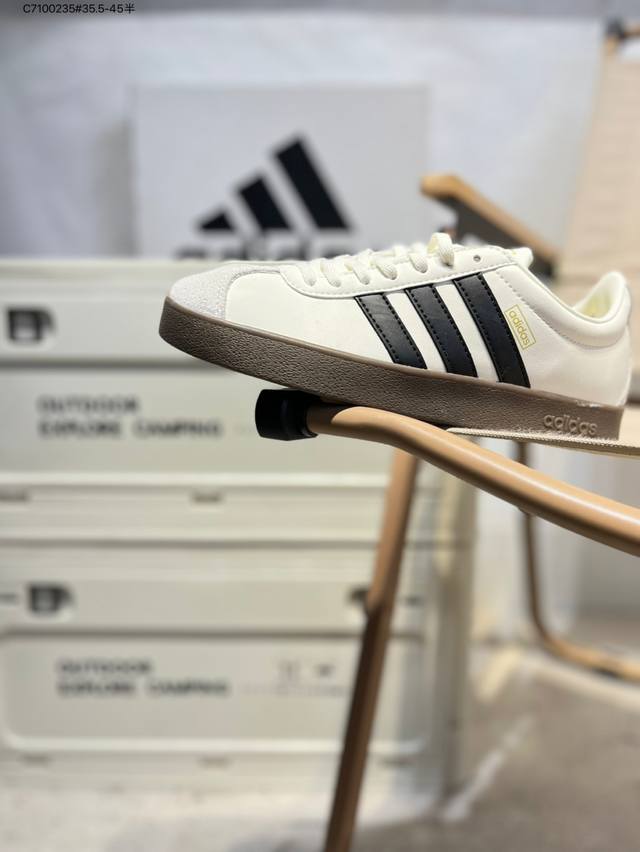 阿迪达斯Adidas Vl Court 3.0 Neo系列 新款 防滑轻便休闲板鞋 Hq 1 C7 235#35.5-45半