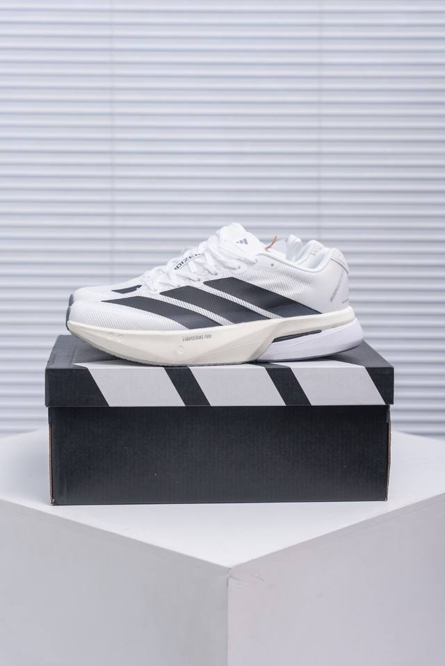 核心私 Adidas Adizero Boston 13 轻盈跑鞋 超轻发泡底 缓震透气跑步鞋 货号：Js4939 尺码：36 36.5 37 38 38.5