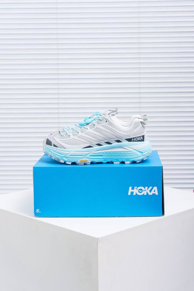 核心私 Hoka Mafate Three 2玛法特 超轻厚底轻量山地跑步鞋 作为先锋品牌的 Hoka One One总是以独特的方式，在设计与功能之间取得平衡